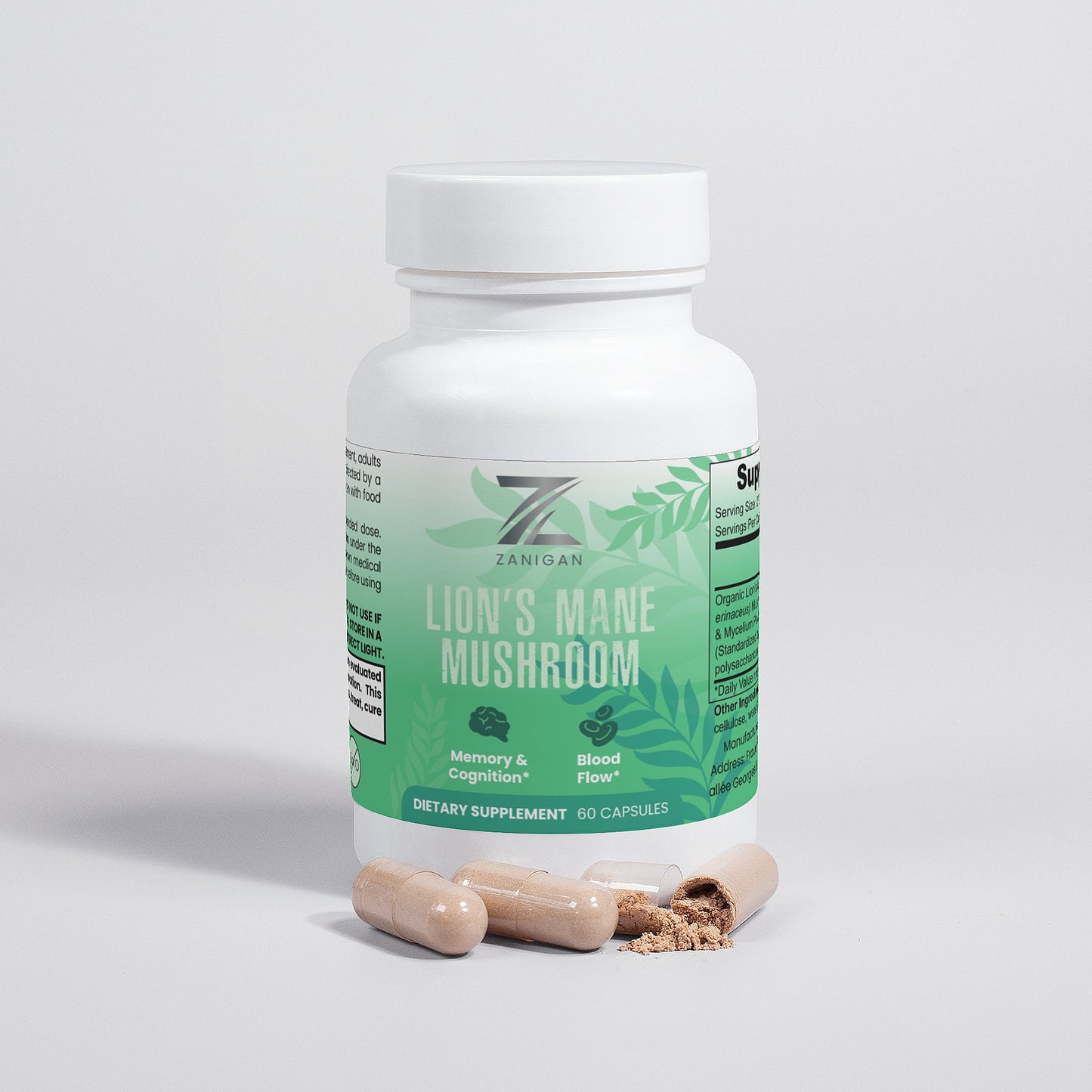 Lion's Mane Mushroom natural extract