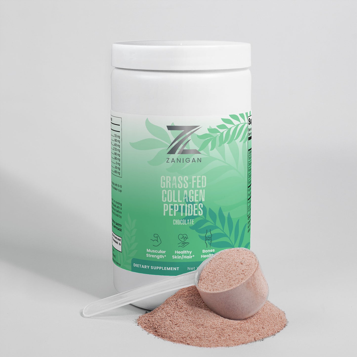 Grass-Fed Collagen Peptides Powder (Chocolate) natural extract