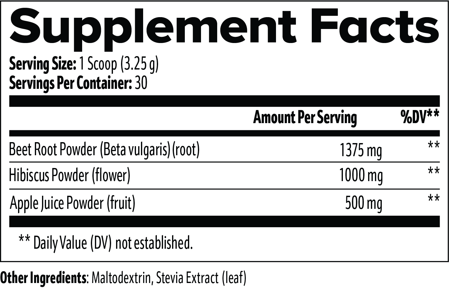 Beetroot Powder natural extract